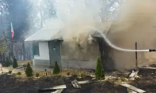 Обявено е бедствено положение в община Любимец заради пожар