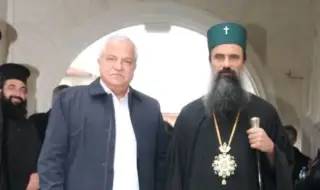 Кметът на Гоце Делчев Вл. Москов присъства на панихида по повод 12 г. от кончината на Неврокопския митрополит Натанаил