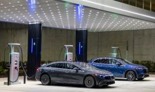 Mercedes-Benz отвори необичайна станция за зареждане на електромобили