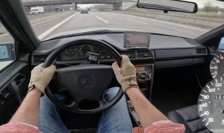Да вдигнеш 260км/ч с 30-годишен Mercedes-Benz (ВИДЕО)