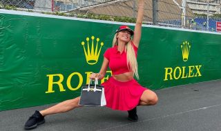 „Ледената кралица“ викаше за Ferrari от яхта край пистата в Монако на Formula 1 (СНИМКИ)