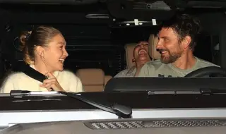 Брадли Купър отсвири връчването на наградите "Златен глобус", за да вечеря с Джиджи Хадид