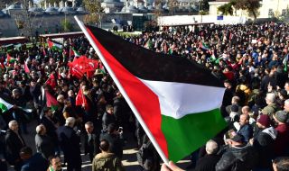 Подкрепа за палестинците: Организирана демонстрация в много градове в Турция