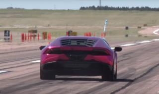 Най-бързата жена на 1/2 миля с Huracan