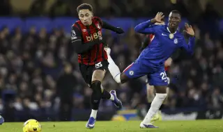 Челси и Борнемут си поделиха точките в последния мач за годината