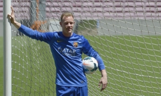 Тер Щеген пред трансфер в Манчестър Сити