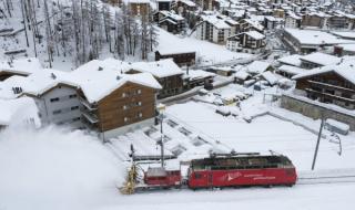 Снежна блокада в Швейцария