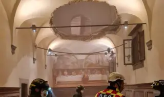 Кървава сватба в Тоскана: 30 пострадаха след срутване на пода в старинен манастир ВИДЕО