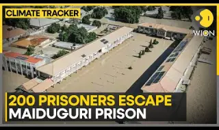 Nearly 300 prisoners escaped from a Nigerian prison VIDEO 