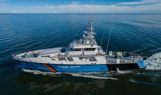 За първи път от 13 години: Гранична полиция получи нов кораб за охрана на морската ни граница