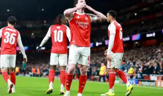 Арсенал триумфира над Байер Леверкузен и се класира за четвъртфиналите на Шампионската лига