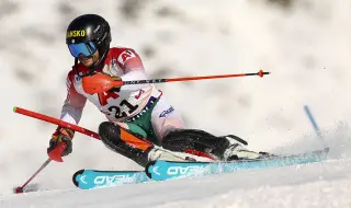 Albert Popov finished 18th in the slalom in Gurgl 