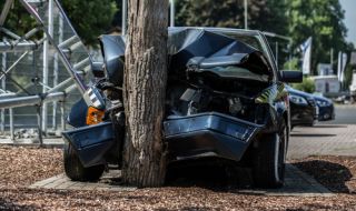 Млад шофьор заби колата си в дърво, уби себе си и 19-годишна спътничка