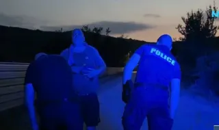 Son of an anthrax farm owner tries to run over TV crew with tractor