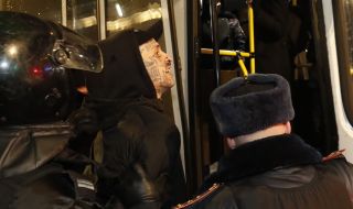Голям брой задържани на протестите в Русия