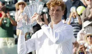  Синер влезе в историята! Съкруши Медведев в инфарктен финал и вдигна титлата в Индиън Уелс