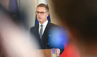 Финландският президент Александер Стуб на посещение в Киев