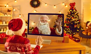 Дядо Коледа влиза в домовете с интерактивно видео