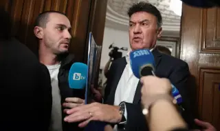 Борислав Михайлов потърсил спасение в кабинета на депутата от ДПС Небие Кабак
