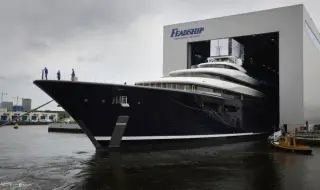 The world's first hydrogen superyacht was launched 