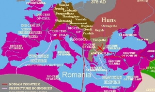 17 януари 395 г. Делбата на Римската империя
