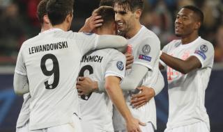 Байерн Мюнхен продължава с убедителната си серия в Шампионска лига