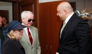 Красен Кралев се срещна с президента на Международната асоциация по брайлов шах