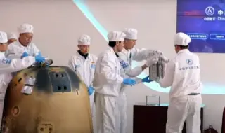 Китайци извадиха почва от обратната страна на Луната от космическа сонда (ВИДЕО)