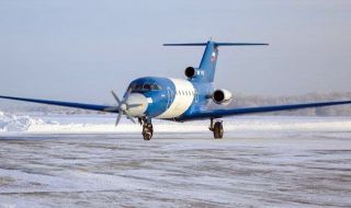 Руският самолет Як-40LL направи първия си полет