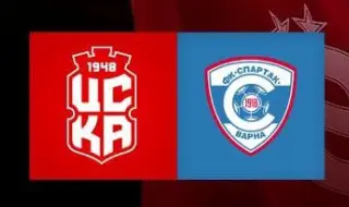 ЦСКА 1948 ще опита да затвърди позицията си в челото на класирането в домакинството на Спартак Варна
