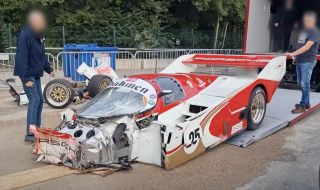 Класическо състезателно Porsche за 1 милион евро катастрофира на „Спа“ (ВИДЕО)