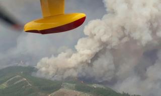 Самолет се разби, докато гасеше пламъците в Португалия