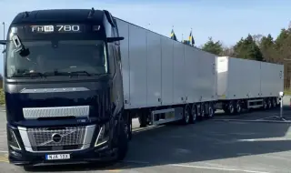 Volvo unveiled a huge truck with a super-powerful diesel engine (VIDEO) 