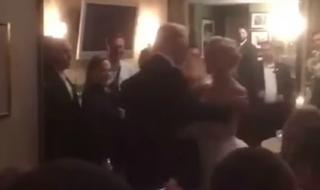 Тръмп изненада младоженци (ВИДЕО)