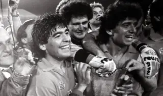 Мафията ли уреди триумфа на Марадона с Наполи за Купата на УЕФА през 1989 г.?