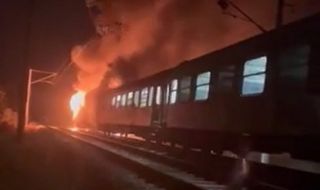 Награждават пожарникар и служители на БДЖ след пожара във влака София-Варна