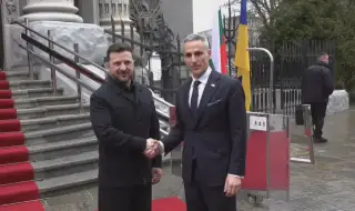 Андрей Гюров и Володимир Зеленски подписаха в Киев 10-годишно споразумение за сигурност между България и Украйна