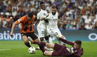 Шахтьор се размина с унизителен разгром срещу Реал Мадрид