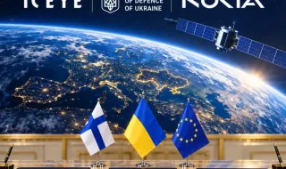 Nokia и ICEYE ще проучат суверенни сателитни връзки за Украйна