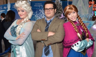 Ледена магия завладя Холивуд за премиерата на Замръзналото кралство