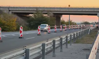 Мъж заплаши да скочи от надлез на АМ "Тракия"