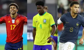 Кои са най-добрите футболни таланти в света, които ще наследят Меси, Роналдо и Мбапе?