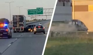 Шофьор на Honda CR-V показва как НЕ се бяга от полицията (ВИДЕО)