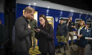 Принц Хари пристигна изненадващо в Киев, отдаде подкрепа на Украйна