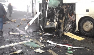 Тежка автобусна катастрофа в Турция (Видео)