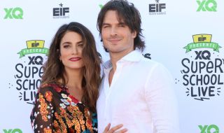 Звездата от "Дневниците на вампира" Иън Сомърхолдър и жена му Ники Рийд очакват второ дете (СНИМКА)