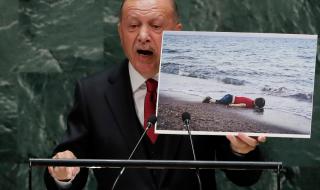 Ердоган показа снимка на мъртво дете