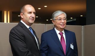 Задълбочаване на отношенията обсъдиха президентите на България и Казахстан