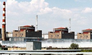 Руска колона наближава Атомната електроцентрала в Запорожие