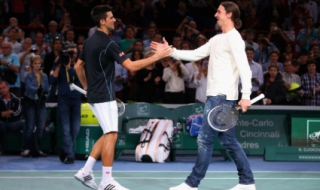 Ибрахимович поигра тенис с Джокович (Видео)